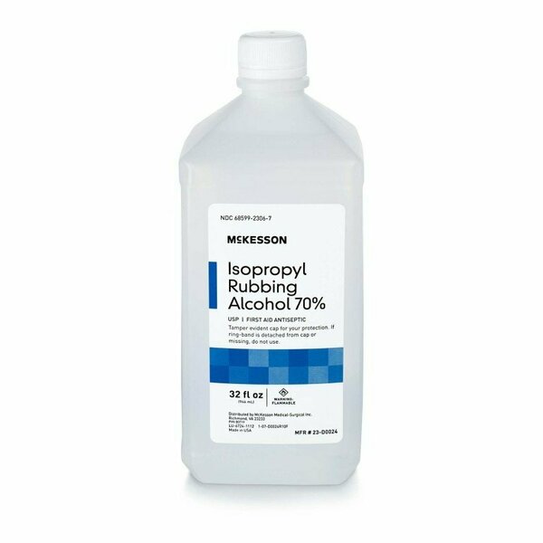 Mckesson Isopropyl Alcohol Antiseptic, 32 oz. Bottle 23-D0024